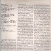LP - Bach - Konzerte Für Klavier Und Streicher Nr.2 E-Dur / Nr.4 A-Dur (Gould)
