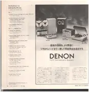LP - Bach / Liszt / Mozart a.o. - Invitation To Denon / PCM (A Magnificient New Recording System)