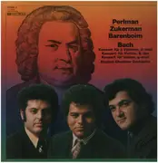 LP - Bach - Perlman, Zukerman, Barenboim, English Chamber Orchester - Violinenkonzerte