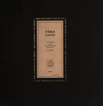 Bach - Suite No.1 In G Major BWV 1007 / Suite No.2 In D Minor, BWV 1008 (Pablo Casals)