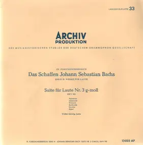 J. S. Bach - Suite für Laute Nr.3