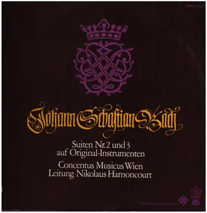 Bach - Suiten Nr.2 und 3 auf Originalinstrumenten