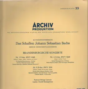 J. S. Bach - Serie K: Instrumentalkonzerte 'Brandenburgische Konzerte'