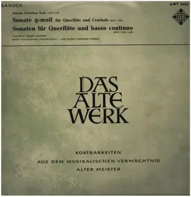 J. S. Bach - Sonate für Querflöte und Cembalo G-Moll, Sonaten für Querflöte und B.C.,, J.-P. Rampal