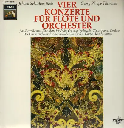 Bach / Telemann - Vier Konzerte für Flöte und Orchester