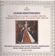 LP - Bach - Tönet, ihr Pauken! Erschallet, Trompeten! BWV214, BWV 207 (Schreier) - Gatefold