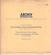 Bach - Vierter Theil der Clavier-Uebung: Aria Mit 30 Veränderungen  BWV 988 (Goldberg-Variationen)