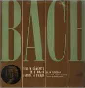 LP - Bach - Violin Concerto In E Major. Partita No 6 In E Major