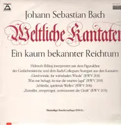 LP - Bach - Weltliche Kantaten - Ein kaum bekannter Reichtum,, Helmuth Rilling interpretiert mit dem Figuralchor