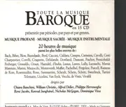 CD-Box - Bach, Biber, Caccini, Cavalli, Corelli, Telemann, Van Eyck, Vivaldi a.o. - Les Lumieres Du Baroque - Une Encyclopedie Musicale En 15 CD