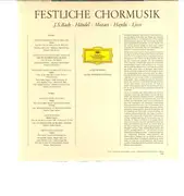 LP - Bach, Händel, Mozart, Haydn, Liszt - Festliche Chormusik - tulip rim