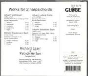 CD - Bach, Richard Egarr, Patrick Ayrton a.o - Works For 2 Harpsichords