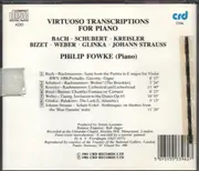 CD - Bach, Strauss, Schubert, Kreisler, Bizet, Weber, Glinka - Virtuoso Transcriptions For Piano