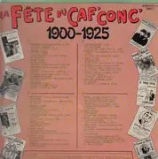Double LP - Bach, Vorelli, Chevalier,.. - La Fête Du Caf' Conc' - 1900-1925