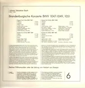 LP - Bach - Brandenburgische Konzerte Nr. 2, 3, 4 & 6