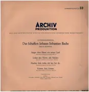 LP - Bach - Das Schaffen Johann Sebastian Bachs - Serie B: Motetten