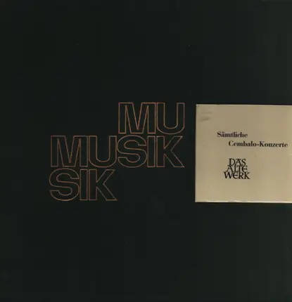 Bach - Sämtliche Cembalo-Konzerte (Mit Originalinstrumenten)