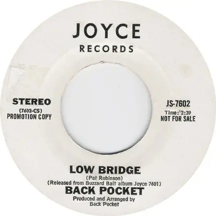 Back Pocket - Low Bridge