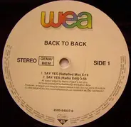 Back To Back - Say Yes