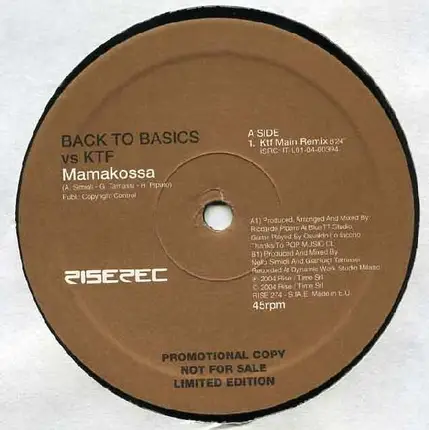 Back To Basics vs. KTF - Mamakossa