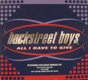 CD Single - Backstreet Boys - All I Have To Give - Digipak