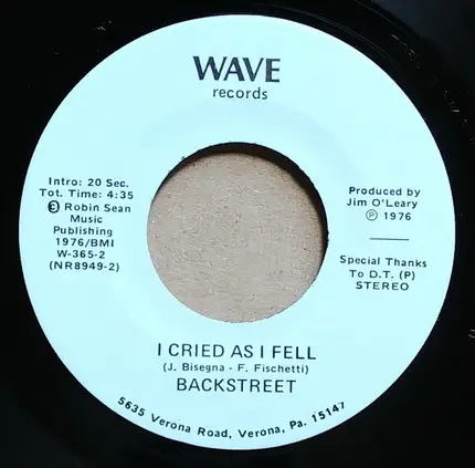 Backstreet - Mountains (Come Heavy) / I Cried As I Fell