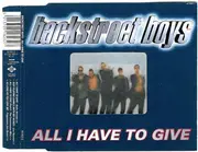 CD Single - Backstreet Boys - All I Have To Give
