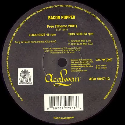 Bacon Popper - Free (Theme 2001)