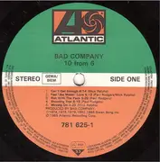 LP - Bad Company - 10 From 6