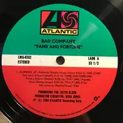 LP - Bad Company - Fame And Fortune