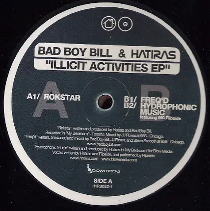 Bad Boy Bill & Hatiras - Illicit Activities EP
