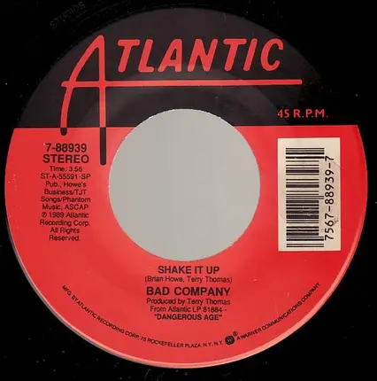 Bad Company - Shake It Up