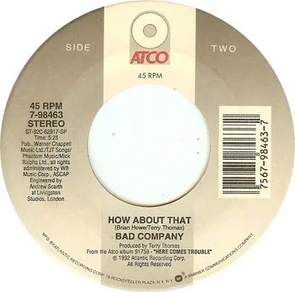 Bad Company - This Could Be The One