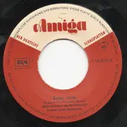 7inch Vinyl Single - Bärbel Wachholz Und Das Horlan-Trio / Orchester Schwarz-Weiß - Sole, Sole / Renis Melodie - Mono
