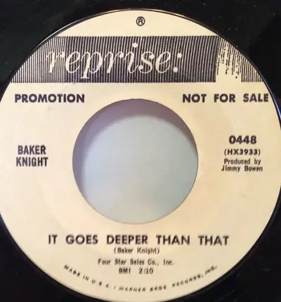 Baker Knight - It Goes Deeper Than That