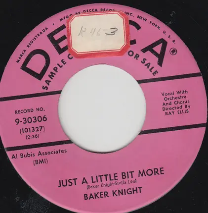 Baker Knight - Just A Little Bit More