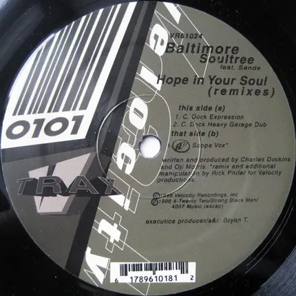 Baltimore Soul Tree - Hope In Your Soul (Remixes)