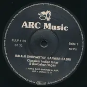 LP - Baluji Shrivastav , Sarwar Sabri - Classical Indian Sitar & Surbahar Ragas