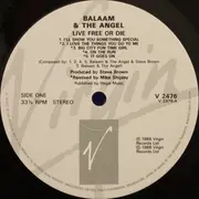 LP - Balaam And The Angel - Live Free Or Die