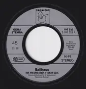 7inch Vinyl Single - Ballhaus - Ich Möchte Dein T-Shirt Sein