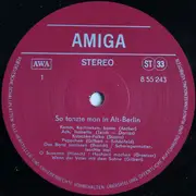 LP - Ballhausorchester Kurt Beyer - So Tanzte Man In Alt-Berlin