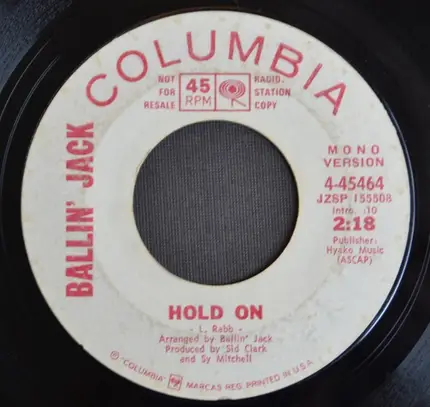 Ballin' Jack - Hold On