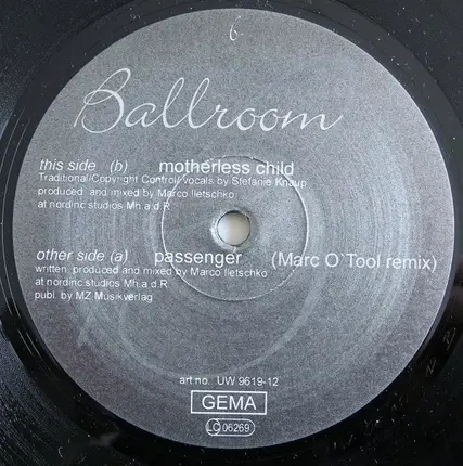 Ballroom - Passenger / Motherless Child