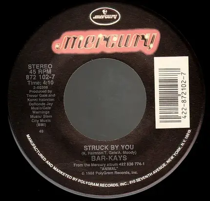 Bar-Kays - Struck By You / Your Place Or Mine