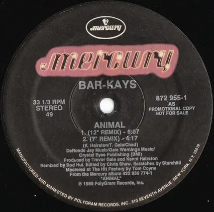 Bar-Kays - Animal / Time Out