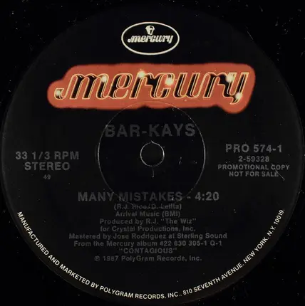 Bar-Kays - Many Mistakes