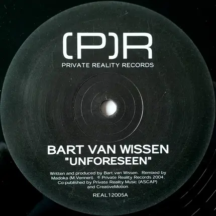 Bart Van Wissen - Unforeseen