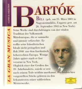 Béla Bartók - Musik für Saiteninstrumente, Schlagzeug & Celesta / Konzert für Orchester