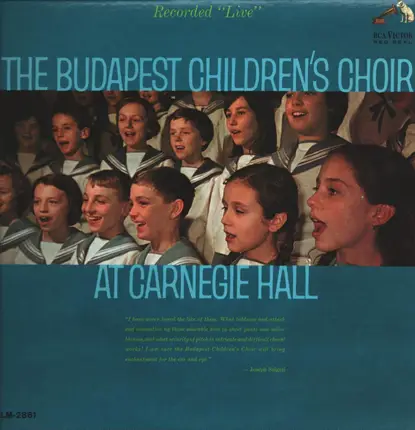 Bartók / Weber / Kodály a.o. - Recorded "Live" At Carnegie Hall