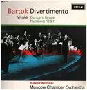 LP - Bartók / Vivaldi - Divertimento / Concerti Grossi Numbers 10 & 11